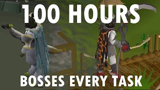 100 Hours of Boss Slayer 99 Slayer Maxed Total Hours 015 Completionist 34 [upl. by Fishman]