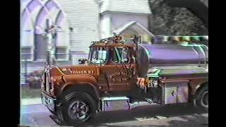 Dauphin County Volunteer Firemens Association  Convention Parade  1984  Linglestown [upl. by Ratcliffe484]