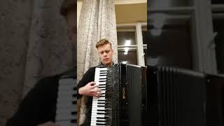 Gytis Kaušius  Flintstones Jacob Collier Solo on Accordion [upl. by Elvin]