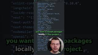 List All Globally Installed Npm Packages 💡 nodejs nodejstutorial nodejsdevelopment reactjs [upl. by Mick637]