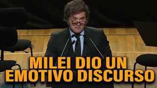 MILEI DIO UN EMOTIVO DISCURSO EN EL ACTO POR EL DÍA DEL HOLOCAUSTO Y DEL HEROÍSMO [upl. by Sosthena]