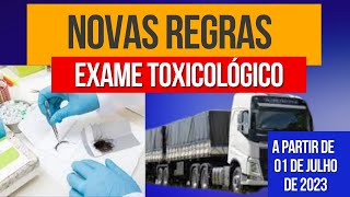 Novas regras do exame toxicológico [upl. by Ennaerb]