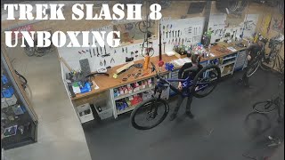 UNBOXING MY BRAND NEW TREK SLASH Trek Slash 8 2023 [upl. by Ynotna]