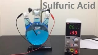 Making Sulfuric Acid by Electrolysis [upl. by Maillil]