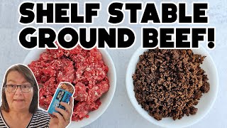 Dehydrate Ground Beef for ShelfStable Meat for Your Pantry [upl. by Amaleta]