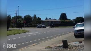 Mongrel Mob funeral procession Shots fired [upl. by Askari]