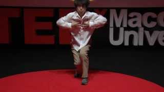 Incredible break dancer BBoy Blond at TEDxMacquarieUniversity [upl. by Brogle]