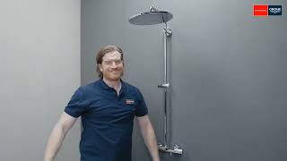 How To – Install a GROHE Rainshower System SmartActive 310 [upl. by Cram]