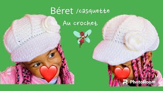 Comment faire une casquette au crochet pour enfant 46 ans [upl. by Foss]