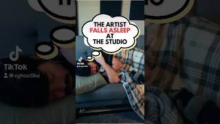 ARTIST FALLS ASLEEP AT THE STUDIO skit musicskit amandatheeadventurer musiccomedy [upl. by Chaunce]