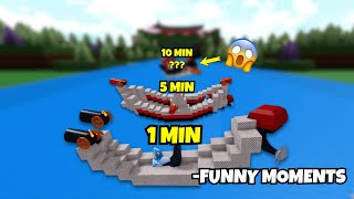 1 VS 5 VS 10 Minutes Boat Challenge • Funny Moments  Roblox [upl. by Gabby662]