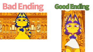 Ankha Zone but reversed Both endings [upl. by Magnum]