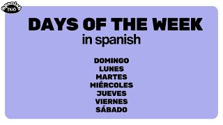 All Spanish Basics  The Alphabet Days Months amp Numbers [upl. by Leggett]