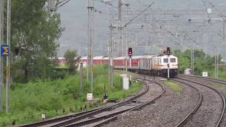 12472 SWARAJ EXPRESS KATRA TO BANDRA CROSSING 14033 JAMMU MAIL DELHI TO KATRA [upl. by Miles749]