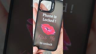 Kiss me to unbox 💋 unboxing mobileimpress phonecase personalized [upl. by Manus]