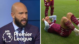 No excuse for Everton fans throwing objects at Aston VIlla players  Premier League  NBC Sports [upl. by Levey322]