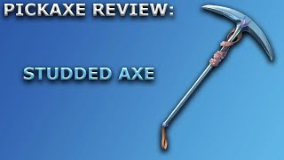 Studded Axe Pickaxe Review  Sound Showcase  Fortnite Battle Royale [upl. by Ahsilaf]