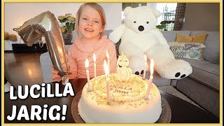 HOERA LUCiLLA iS JARiG  7 JAAR 🎊  Bellinga Vlog 2343 [upl. by Eeimaj]