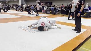 Grappling Industries Competition  White Belt  Adults 185lb Round 1 [upl. by Vivi]