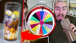 HERŞEYİ KARIŞTIRIP İÇTİK Çarkıfelek Smoothie Challenge [upl. by Hsan]