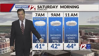 WPRI 12 Weather Forecast 112224 Rain Tonight Into Saturday [upl. by Massingill35]