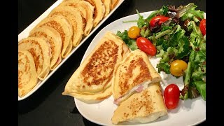 LES CRÊPES SALÉS AU JAMBON FROMAGE [upl. by Nytsrik]