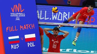 Russia v Poland  Full Match  Final Round Pool B  Mens VNL 2018 [upl. by Terrab999]