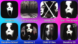 Slendrina All New amp Old Games Escape Ending  Slendrina X  Cellar  Child  Forest horror game [upl. by Adar]