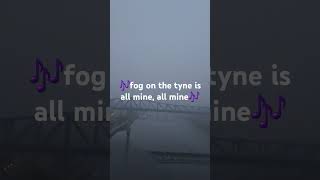 Fog on the tyne tyne newcastle gateshead fogonthetyne [upl. by Enelahs]