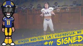 Jackrabbit Football  Class of 2018  Kinser Madison [upl. by Llehctim]