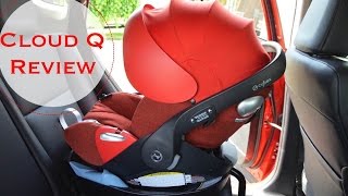 New 2016 Cybex Cloud Q infant Car Seat REVIEW [upl. by Acirretal]