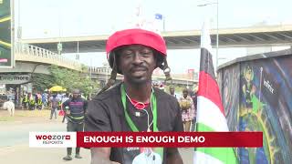 WoezorTV Reports  Enough is Enough Demo  Interview with Salifu Ahmed [upl. by Kathe]