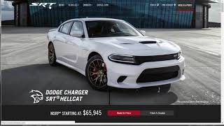 2017 Dodge Charger SRT Hellcat  Build Your Own  Pricing and Options Overview [upl. by Ikram]