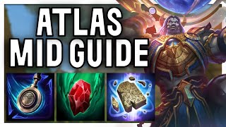 THIS IS HOW YOU BUILD ATLAS IN MID  Atlas Mid Ranked Conquest [upl. by Nerval]