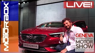 Opel Insignia in video dal Salone di Ginevra 2017 [upl. by Yerga]