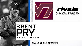 Rivals NSD Virginia Tech head coach Brent Pry [upl. by Carlson]