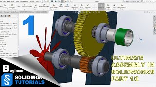 Ultimate SolidWorks Assembly tutorial for Beginners  Part 1 [upl. by Eidnas346]