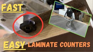 Fast And Easy Laminate Countertops [upl. by Yhtommit226]