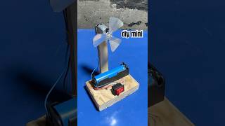 Diy mini  Making batterypowered mini fans toys automobile diy [upl. by Tawnya]