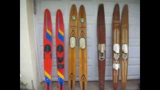 Vintage Wood Water Skis for SALE [upl. by Aiuhsoj]