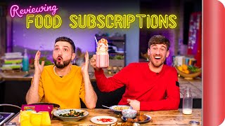 Reviewing Monthly Food Subscriptions  Sorted Food [upl. by Yelyk]