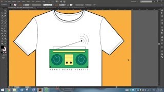 Design a T Shirt in Adobe Illustrator [upl. by Ecnahc]