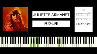 Juliette Armanet  Fuguer BEST PIANO TUTORIAL amp COVER [upl. by Madlin]