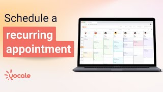 Schedule a Recurring Appointment Guide to Scheduling and Managing Recurring Appointments on Yocale [upl. by Elah]