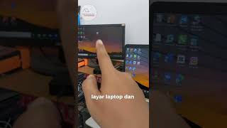 Solusi Input Signal Out of Range di Monitor Eksternal untuk Laptop HP 14s shorts laptop tutorial [upl. by Anitsej352]