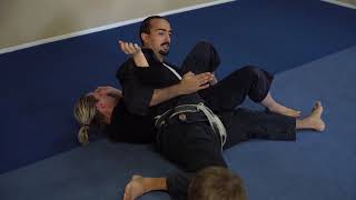 TateShihoGatame Mount from Ushiro Kesa Gatame  Japanese Jujutsu JiuJitsu  JUKIDO JUJITSU [upl. by Pillyhp]