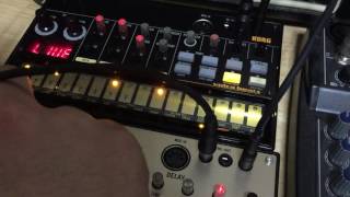 Study 17 Korg volca keysKorg volca beatsBehringer Xenyx 1202FX [upl. by Salguod]