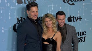 Joe Manganiello Kaitlin Olson Rob McElhenney attend Apple TVs quotMythic Questquot season 3 premiere i [upl. by Stroud]