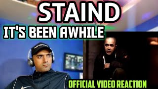 Staind  Its Been Awhile Official Video  First Time Reaction [upl. by Ydollem150]