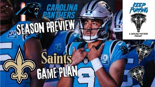 Carolina Panthers Season Preview  Saints Game Plan [upl. by Macpherson]